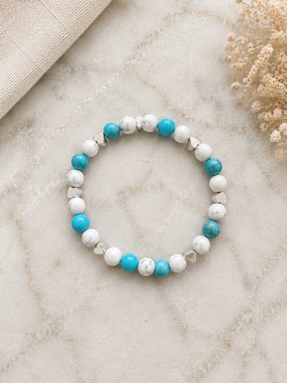 Love Yourself Bracelet | Heart Accent Beaded Bracelet | Self Love & Confidence